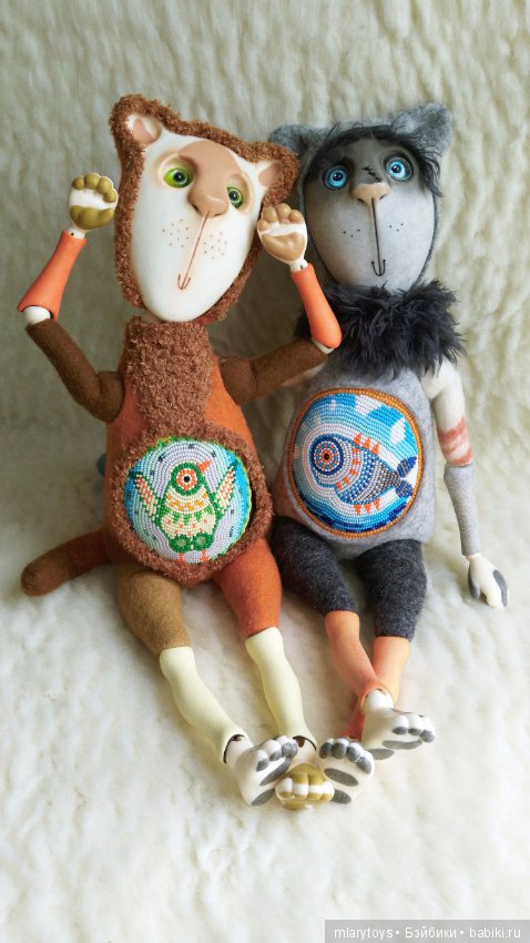 Авторские шарнирные котики Larytoys