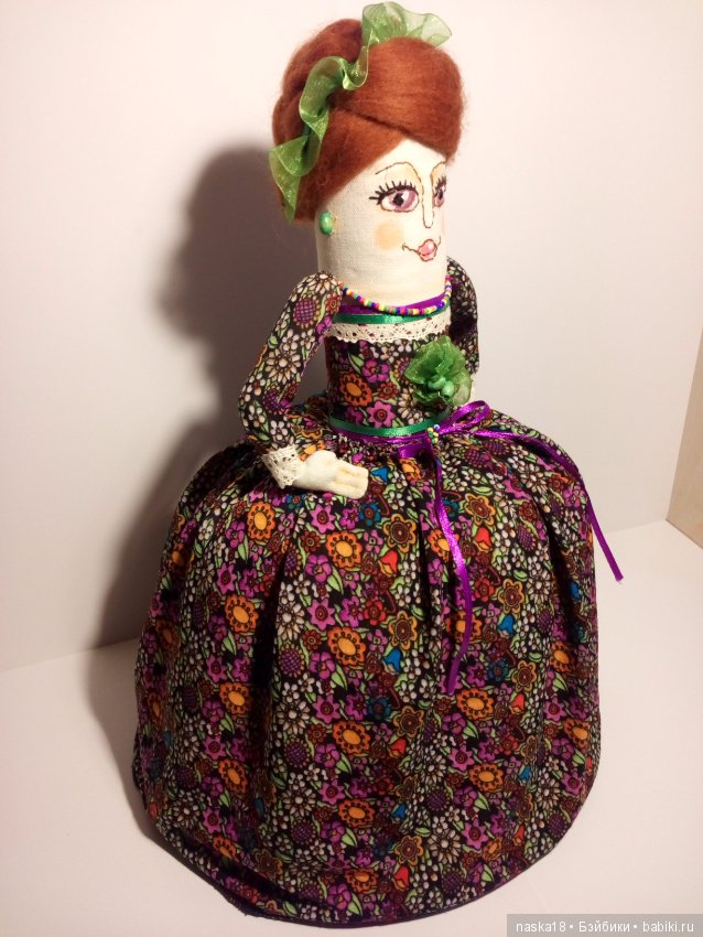 Кукла на чайник — Текстильные игрушки и примитивы: кофейные (фото 6)