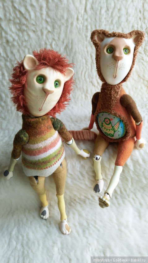 Авторские шарнирные котики Larytoys