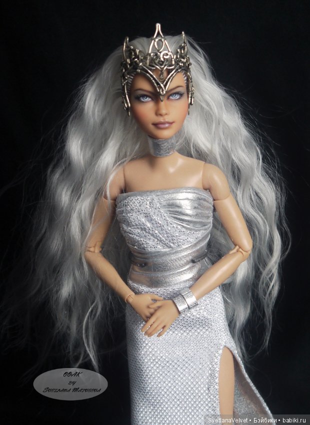 Королева Севера - ООАК барби (фото 7)