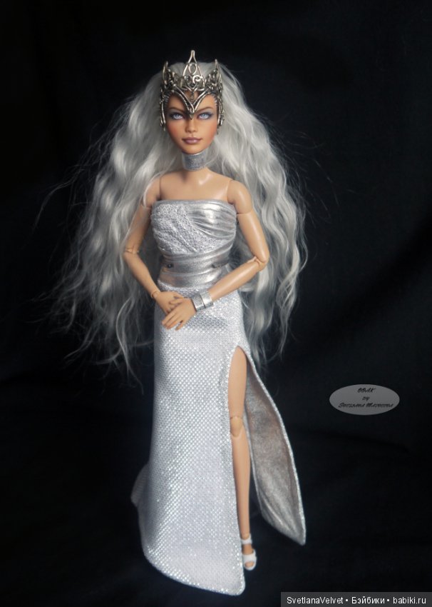 Королева Севера - ООАК барби (фото 4)