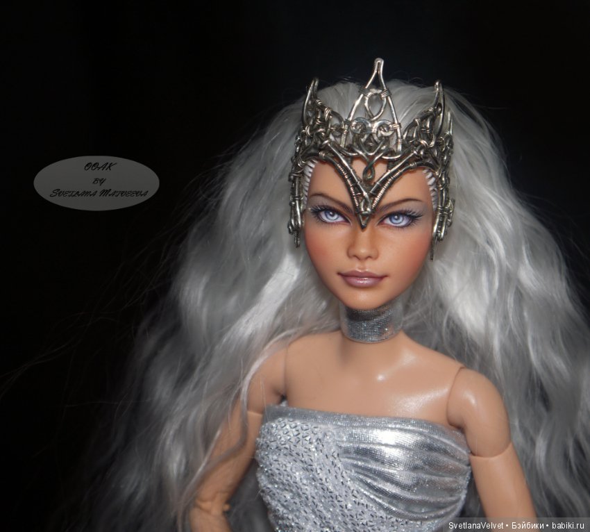 Королева Севера - ООАК барби (фото 6)