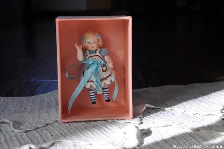 Моя новая маленькая авторская куколка Алиса (фото 9)