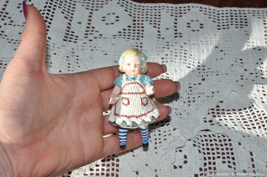 Моя новая маленькая авторская куколка Алиса (фото 8)