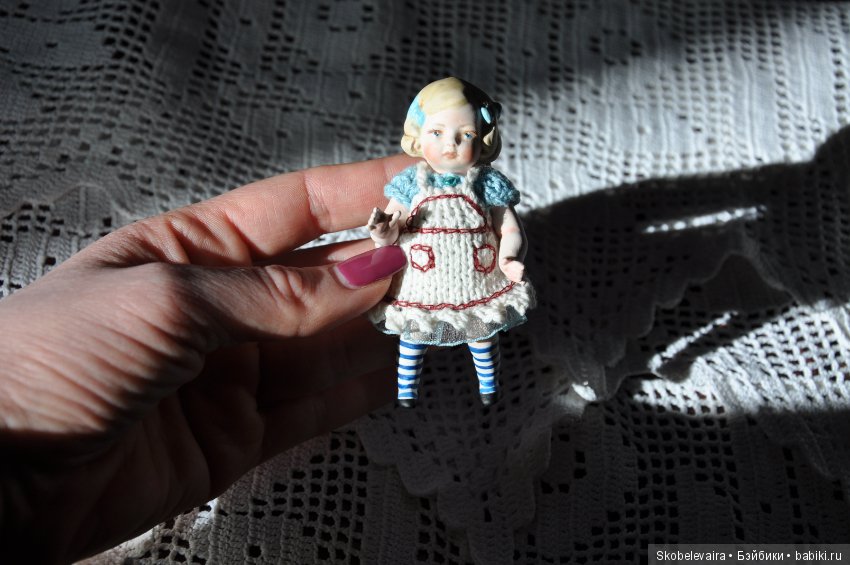 Моя новая маленькая авторская куколка Алиса (фото 7)