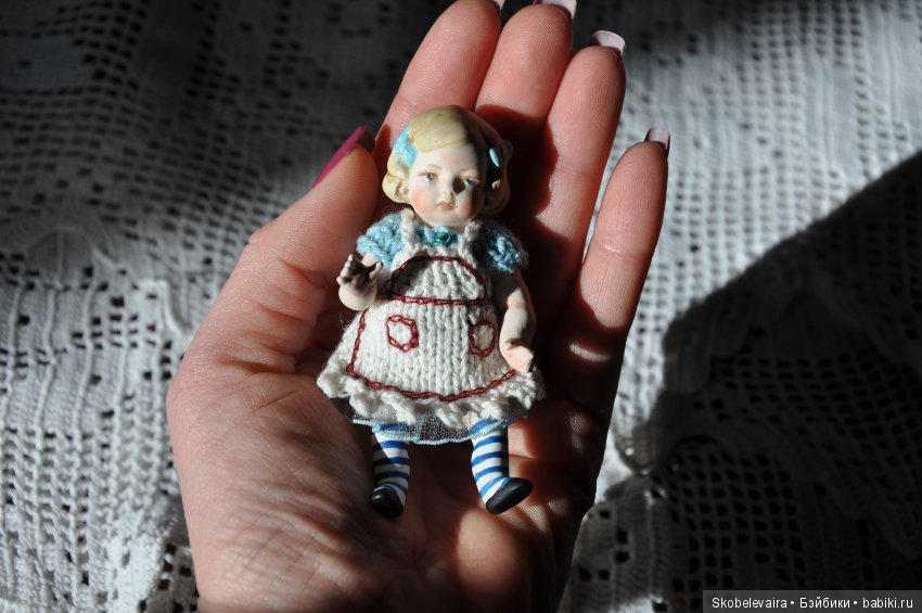 Моя новая маленькая авторская куколка Алиса (фото 6)