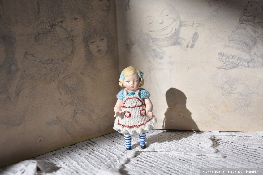 Моя новая маленькая авторская куколка Алиса