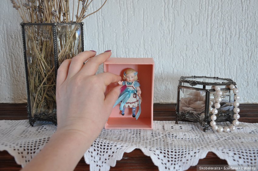 Моя новая маленькая авторская куколка Алиса