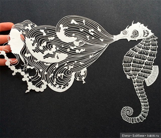 Невероятно изящные произведения из бумаги Мод Уайт