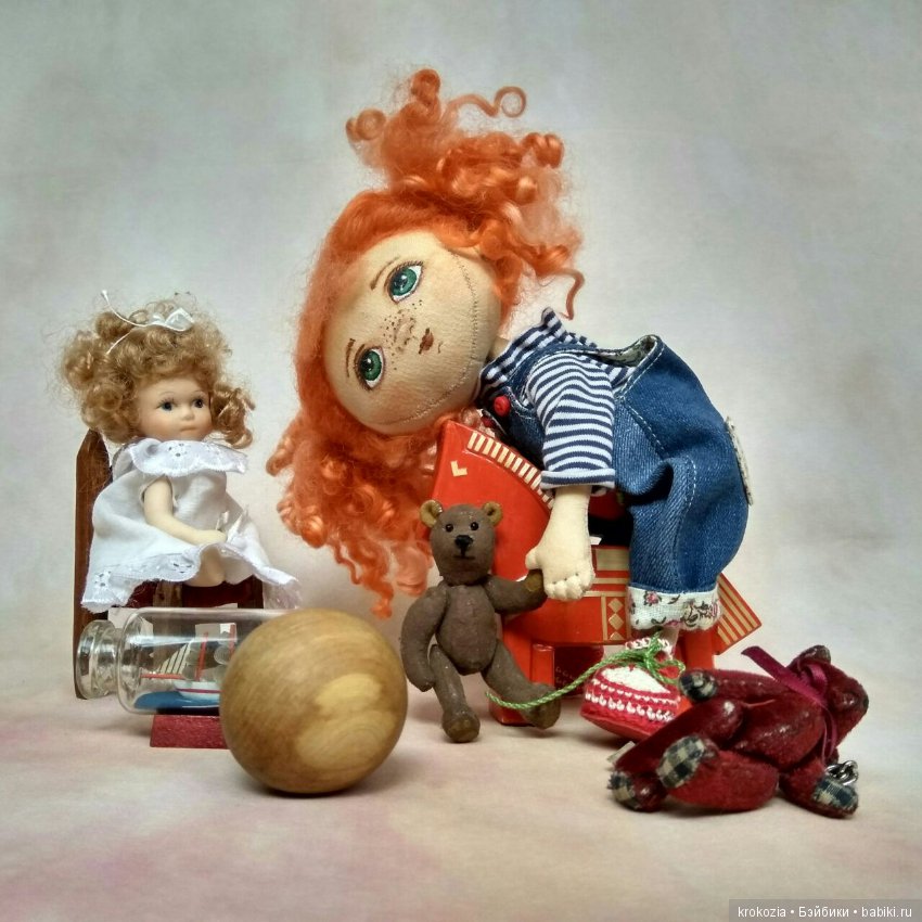 Текстильный рыжик — Авторские текстильные куклы: Вальдорфские (фото 5)