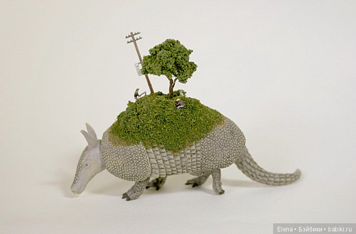 Мечта об идеальном мире: миниатюрные скульптуры Маико Акибы из серии «SEKAI» (фото 4)