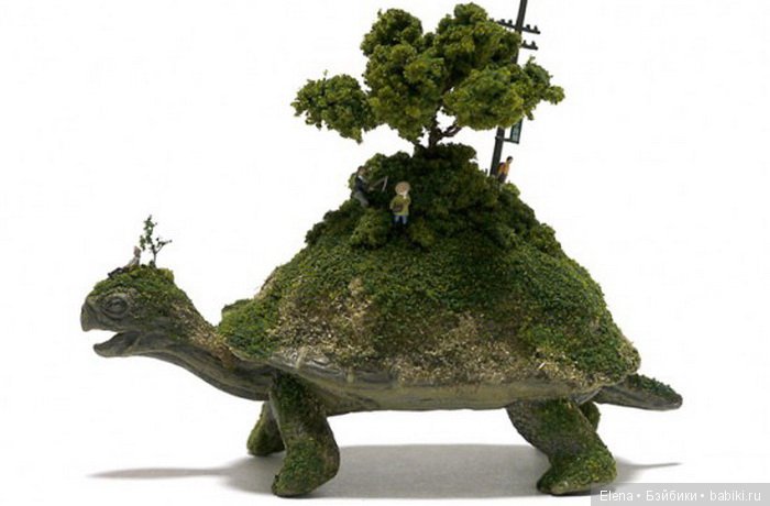 Мечта об идеальном мире: миниатюрные скульптуры Маико Акибы из серии «SEKAI» (фото 3)