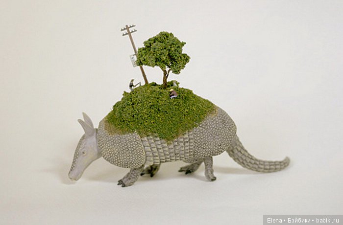 Мечта об идеальном мире: миниатюрные скульптуры Маико Акибы из серии «SEKAI» (фото 2)