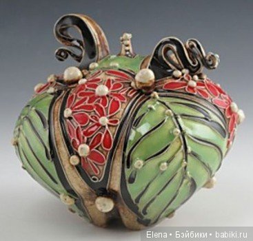 Керамический сюр от Carol Long Pottery
