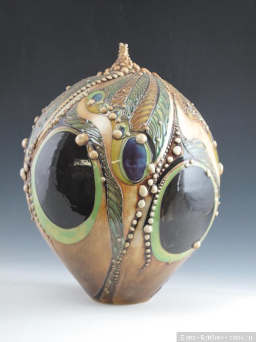 Керамический сюр от Carol Long Pottery