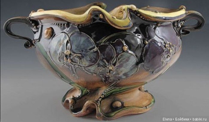 Керамический сюр от Carol Long Pottery