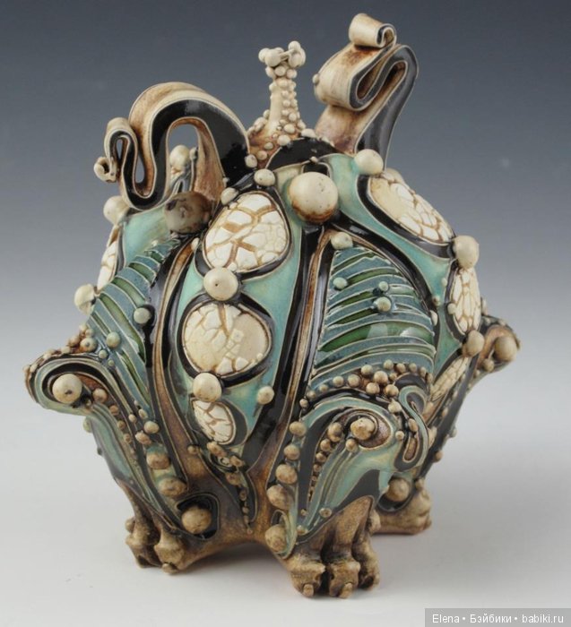 Керамический сюр от Carol Long Pottery