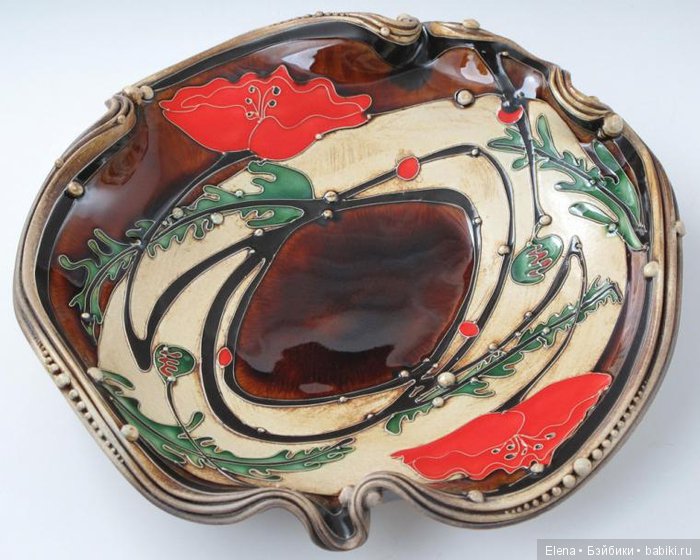 Керамический сюр от Carol Long Pottery