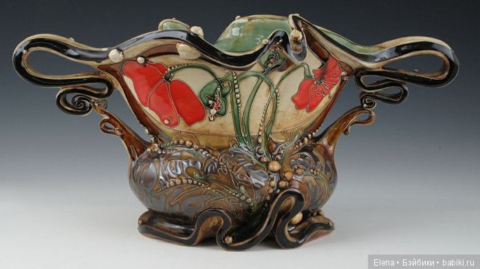 Керамический сюр от Carol Long Pottery (фото 5)