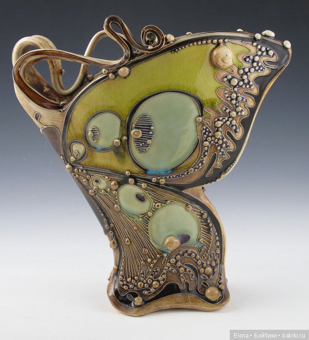 Керамический сюр от Carol Long Pottery (фото 7)