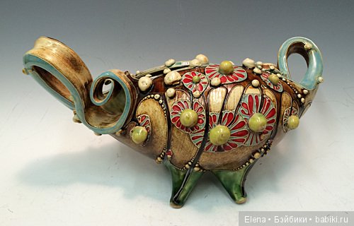 Керамический сюр от Carol Long Pottery
