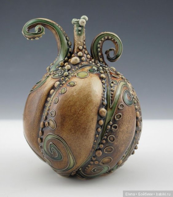 Керамический сюр от Carol Long Pottery