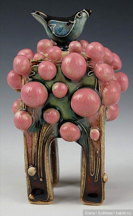 Керамический сюр от Carol Long Pottery