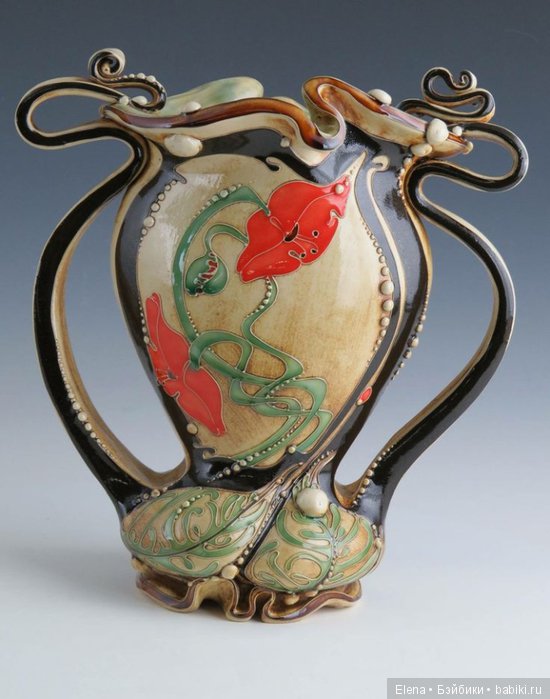 Керамический сюр от Carol Long Pottery