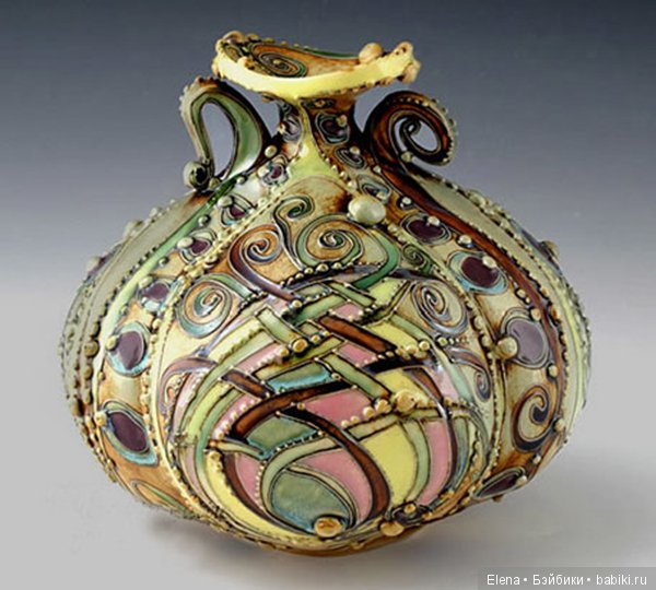 Керамический сюр от Carol Long Pottery