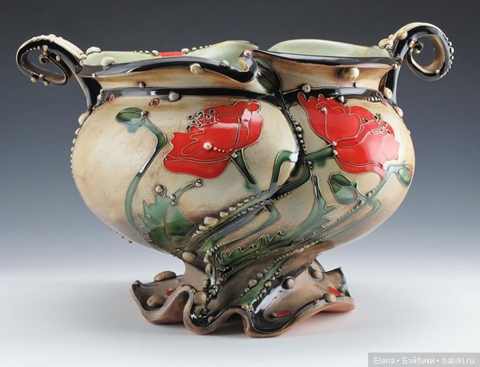 Керамический сюр от Carol Long Pottery (фото 4)