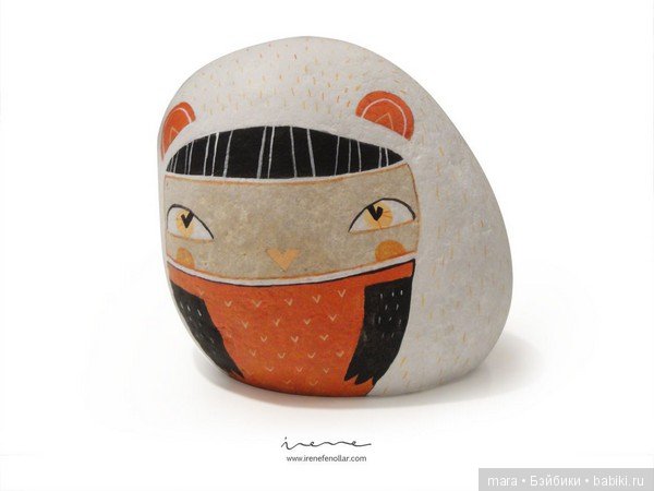 Irene Fenollar. Роспись камней (фото 3)