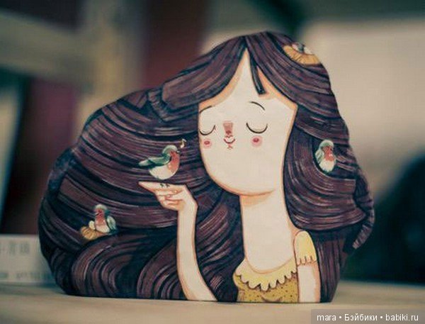 Irene Fenollar. Роспись камней (фото 4)