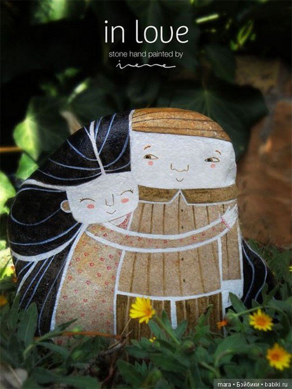 Irene Fenollar. Роспись камней