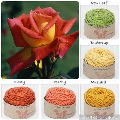 Удачные цветовые сочетания для вязаных изделий (фото 9)