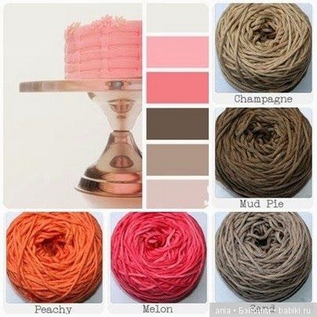 Удачные цветовые сочетания для вязаных изделий (фото 2)