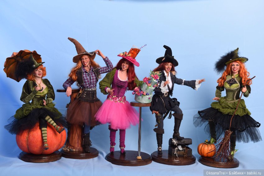 Авторские куклы Оксаны Трей на Весеннем балу кукол