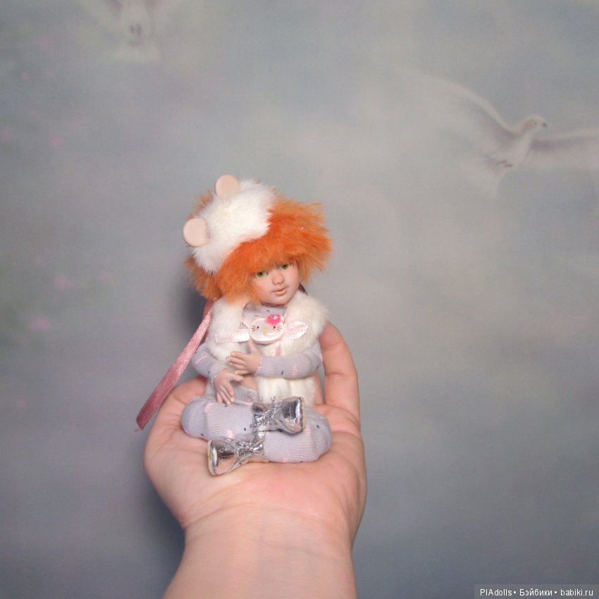 "Sunshine" 15 см. БЖД — Авторские шарнирные куклы своими руками: лепка