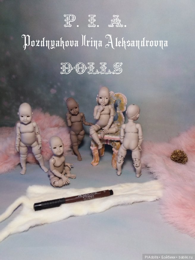 "Sunshine" 15 см. БЖД — Авторские шарнирные куклы своими руками: лепка