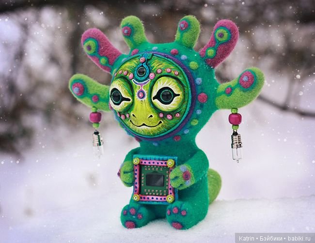 Необычные игрушки от Марьяны Копыловой (фото 7)