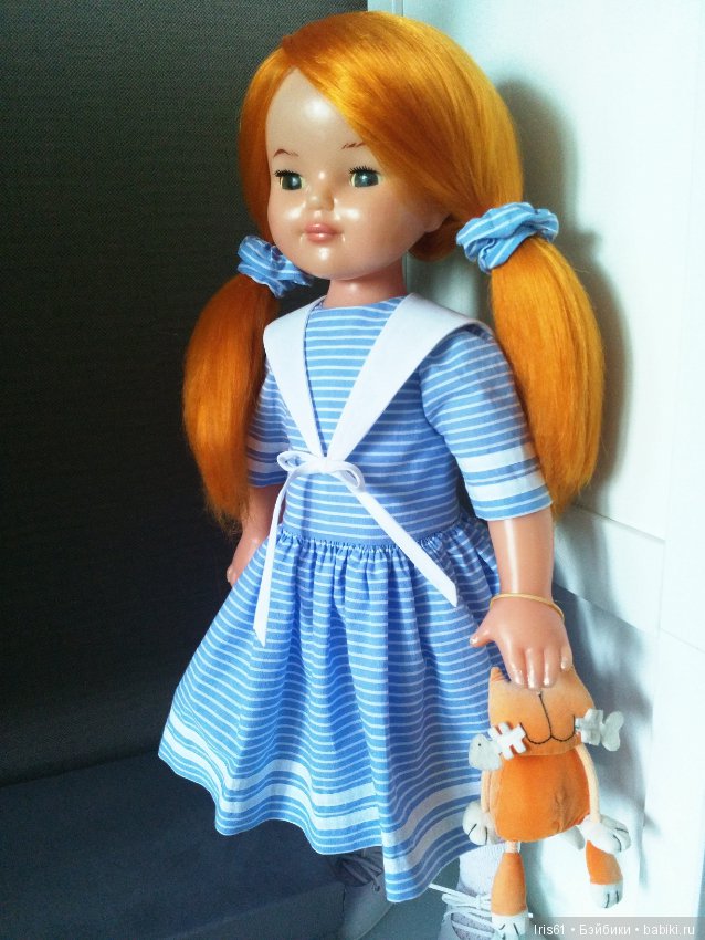 Советская Мона Лиза — Советские винтажные куклы (СССР): Ленигрушка (фото 4)