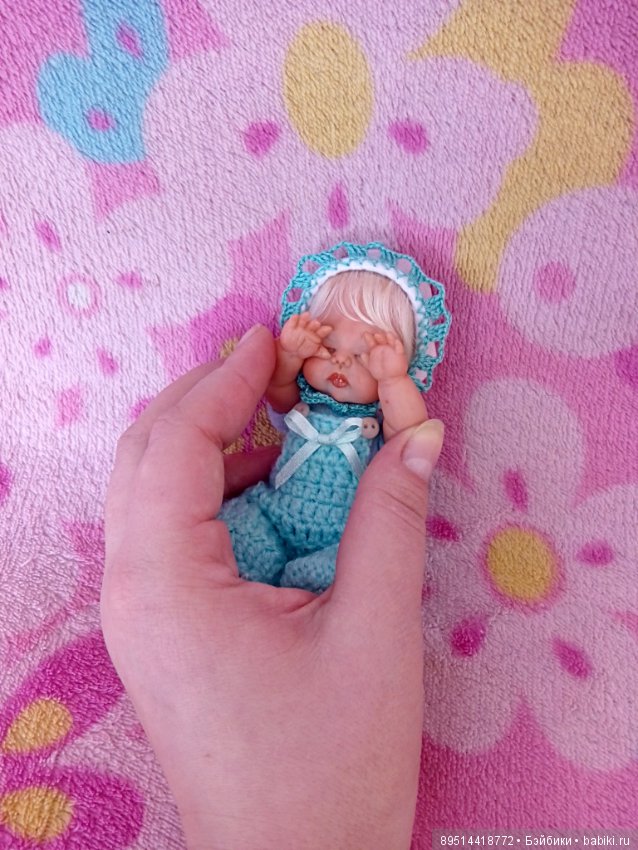 Новенький малыш — Лепка авторских кукол: полимерная глина