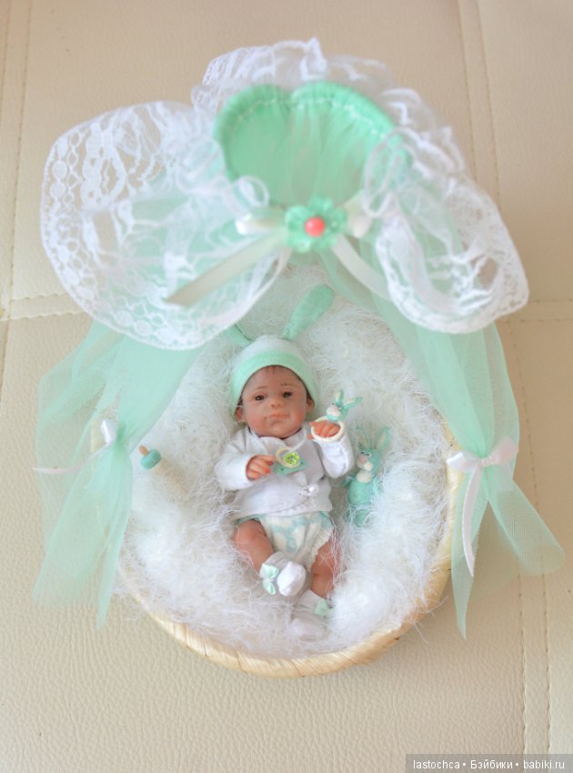Малыши в колыбельках - авторские куклы Елены Ткаченко