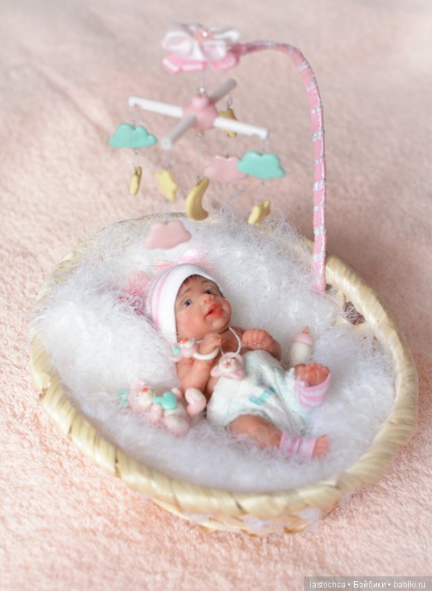 Малыши в колыбельках - авторские куклы Елены Ткаченко