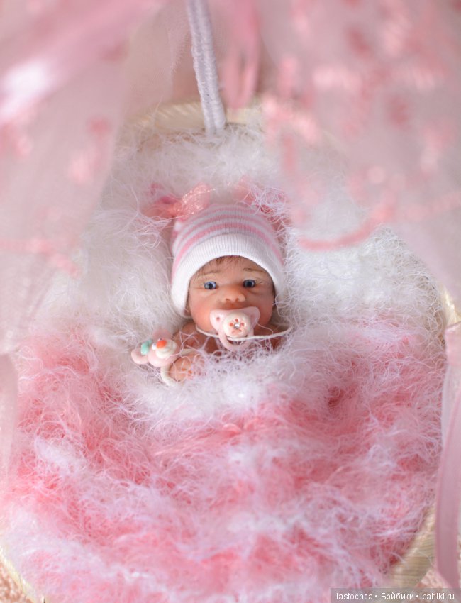 Малыши в колыбельках - авторские куклы Елены Ткаченко