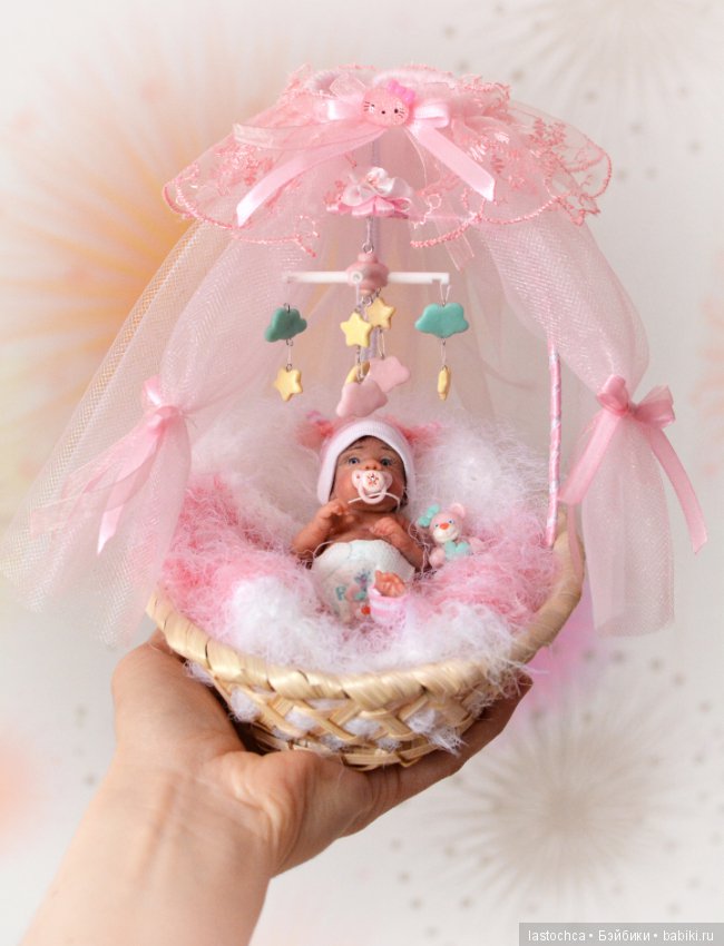 Малыши в колыбельках - авторские куклы Елены Ткаченко
