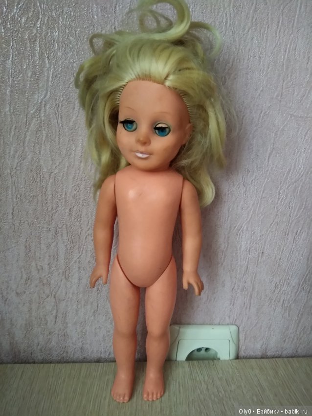 До и после — Ремонт кукол СССР и ГДР (немок): чернота (фото 2)