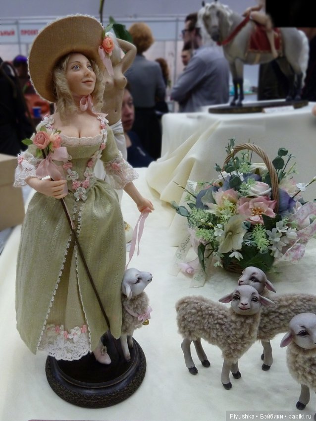 Антикварные куклы на выставке "Весенний бал кукол на Тишинке" 2018 г., и всё что меня тронуло. Фотоотчет