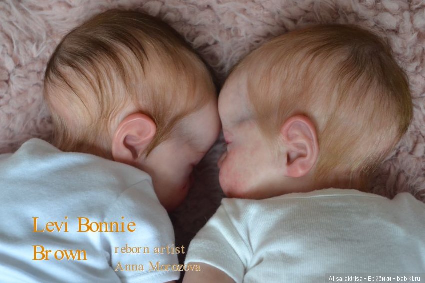 Леви сладкая парочка. По отдельности. И все же двойня. Кукла реборн Анны Морозовой