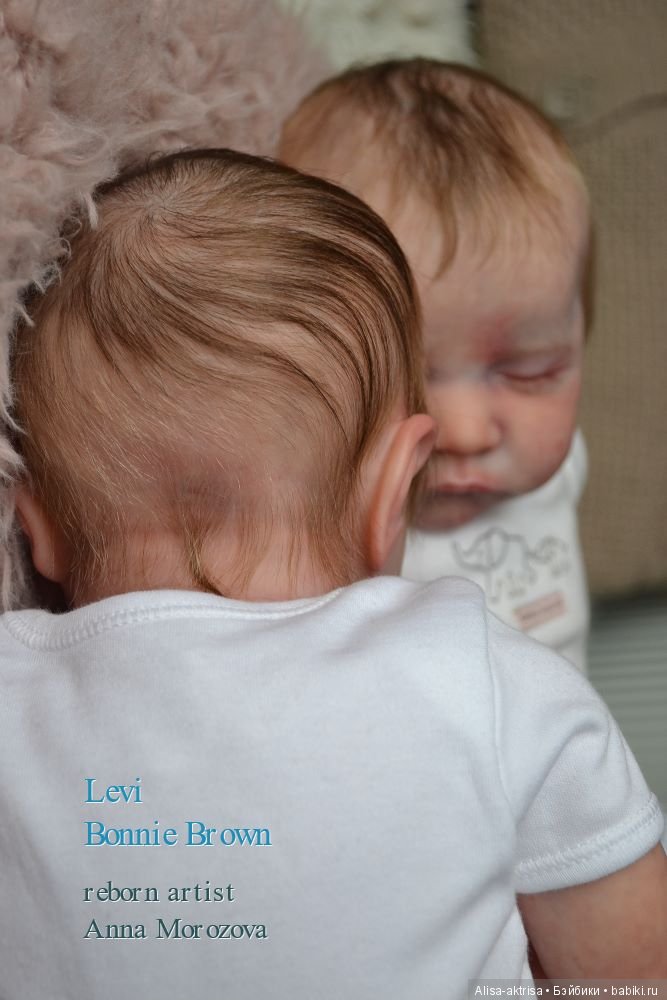 Леви сладкая парочка. По отдельности. И все же двойня. Кукла реборн Анны Морозовой