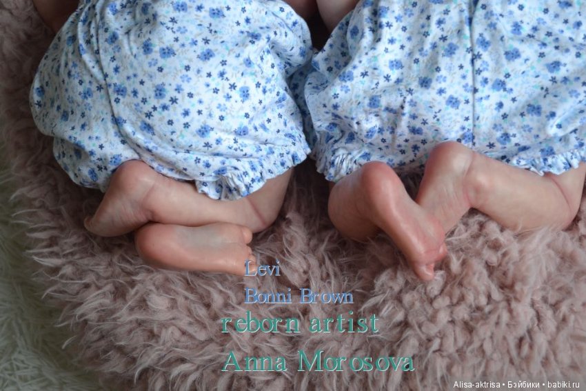 Леви сладкая парочка. По отдельности. И все же двойня. Кукла реборн Анны Морозовой